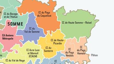 Haute Somme La Nouvelle Carte Du Territoire Fait Reagir Les Presidents